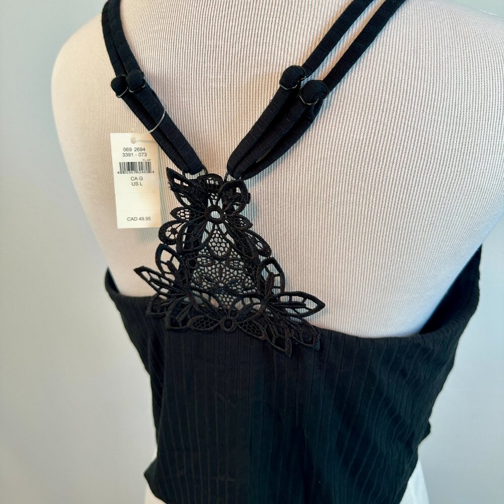 NWT Aerie Ribbed Crop Top Bralette Size L - Picture 4 of 9